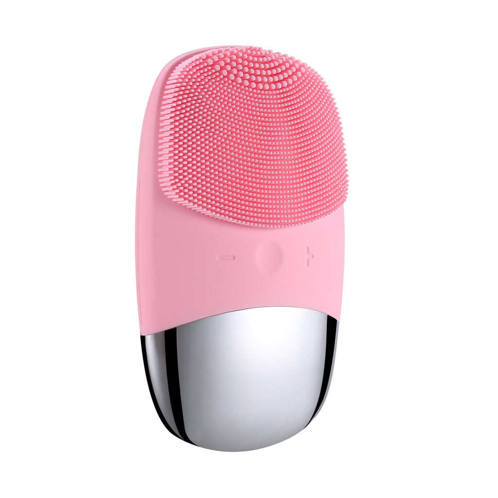 Mini Silicone Electric Face Cleansing Brush Massager