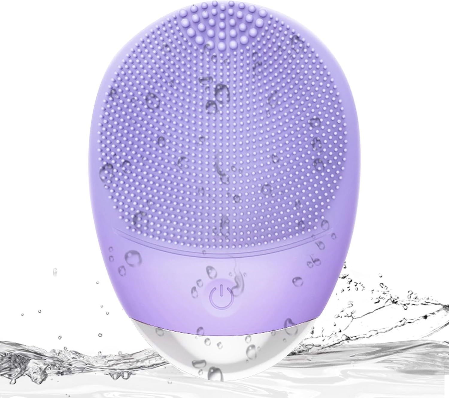High Frequency Vibration Silicone Facial Cleansing Brush USB Rechargeable Electric Waterproof