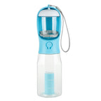 Portable Cat Dog Water Bottle Food Feeder