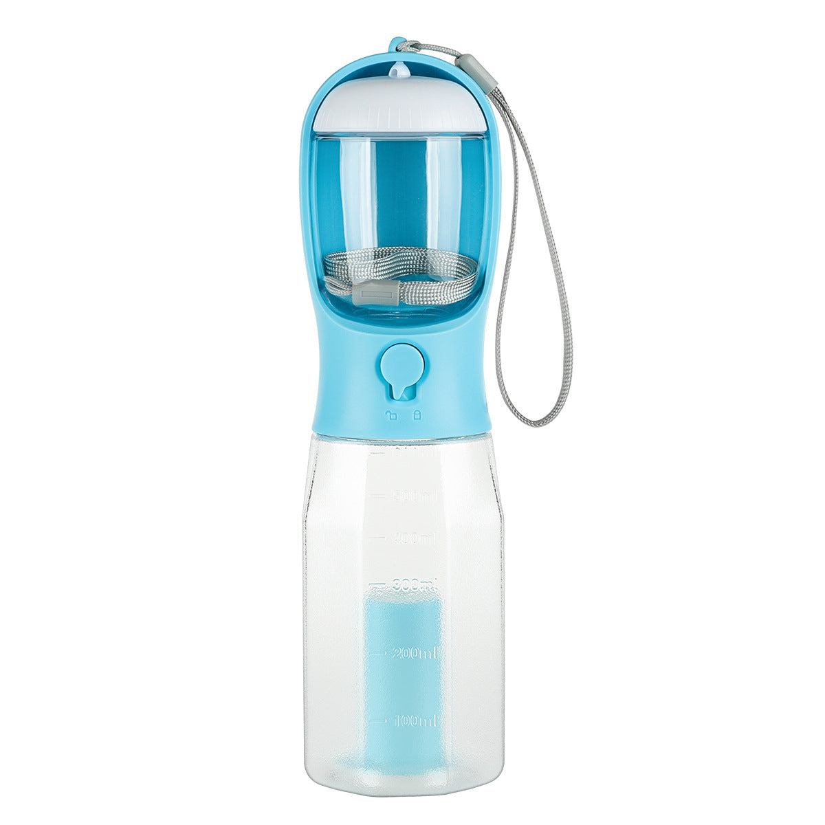 Portable Cat Dog Water Bottle Food Feeder