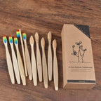 New Design Mixed Color Bamboo Toothbrush Eco Friendly Woode