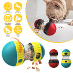 Food Dispensing Dog Toy Tumbler Leaky Food Ball Puzzle Toys Interactive Slowly Feeding Protect Stomach Increase