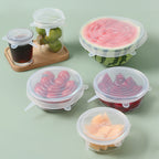6Pcs Food Silicone Cover Fresh-keeping
