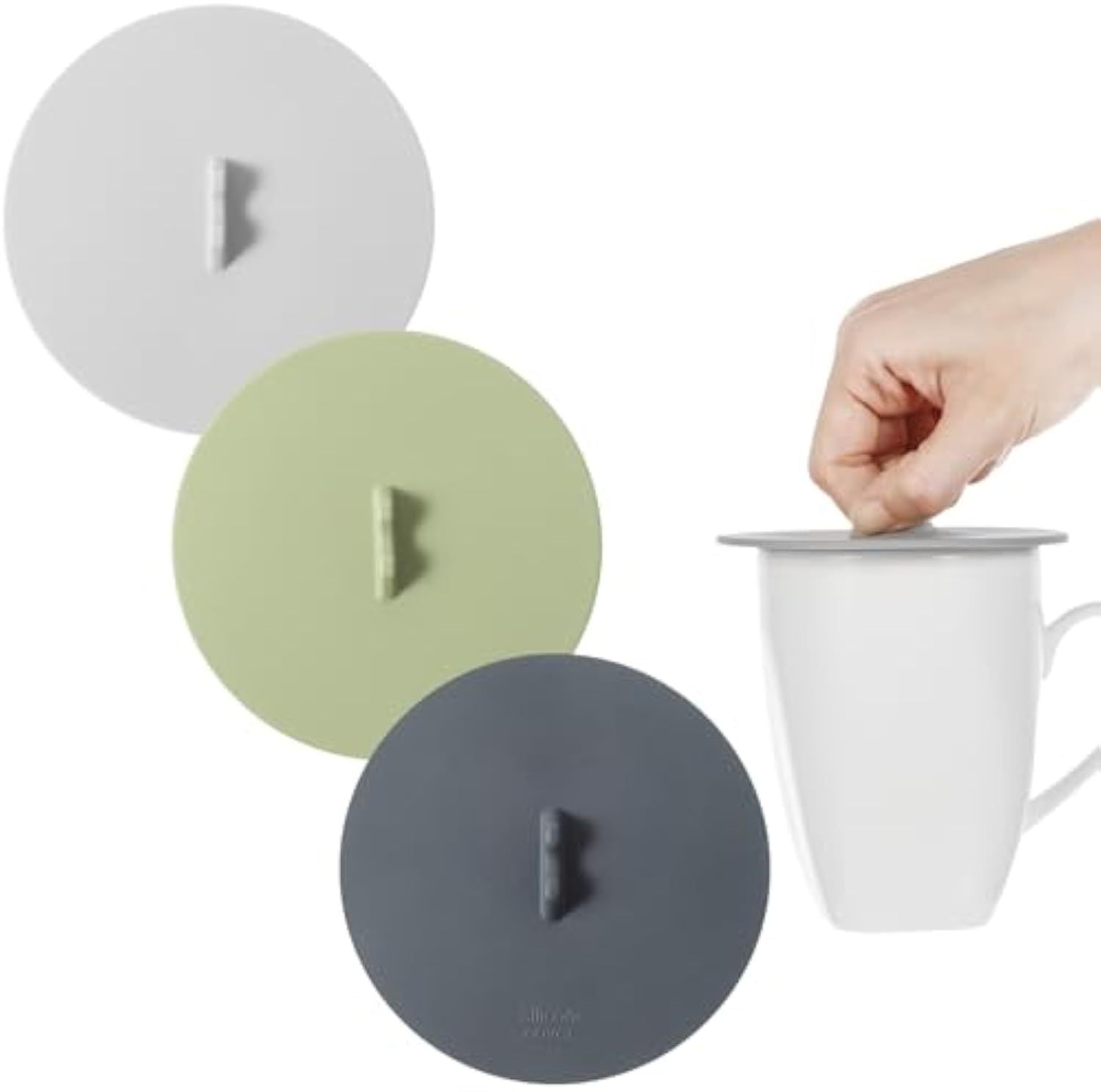 Silicone Lids For Cups, Silicone Cup Covers, Colored Universal Cup Lids, Reusable Mug Cover, Food Grade Dust-proof