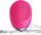 High Frequency Vibration Silicone Facial Cleansing Brush USB Rechargeable Electric Waterproof